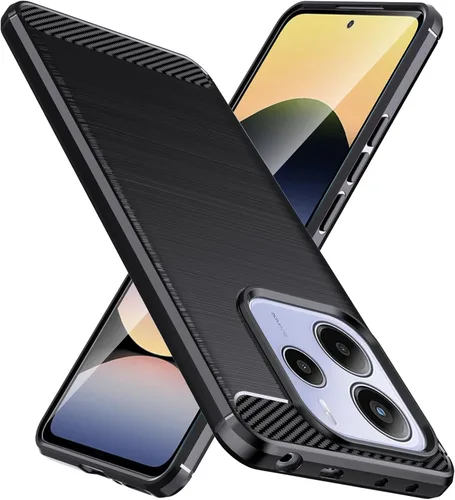 Vista 9 de Designed for Xiaomi Poco X8 Pro Max Case,Flexible TPU [Brushed Texture] [Anti-Slip] Shockproof Military Protection Bumper Phone Case,Slim Case Cover