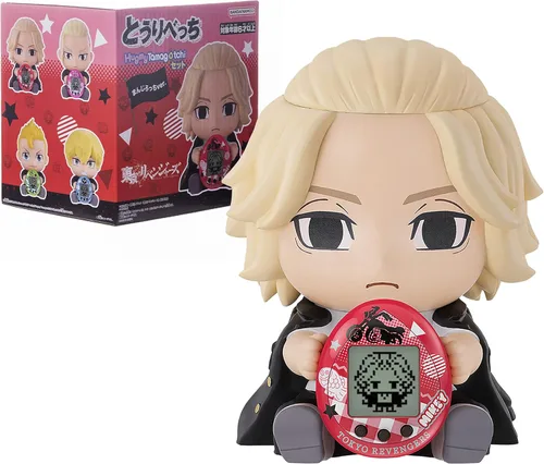 Vista 5 de Tamagotchi Nano x Tokyo Revengers - Figura de vinilo Manjiro, HugmyTamagotchi