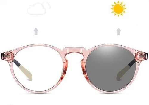 SunRay Ultralight Photochromic Anti Blue Light Sunglasses for Men Women, Anti Glare, 100% UV Blocking Glasses