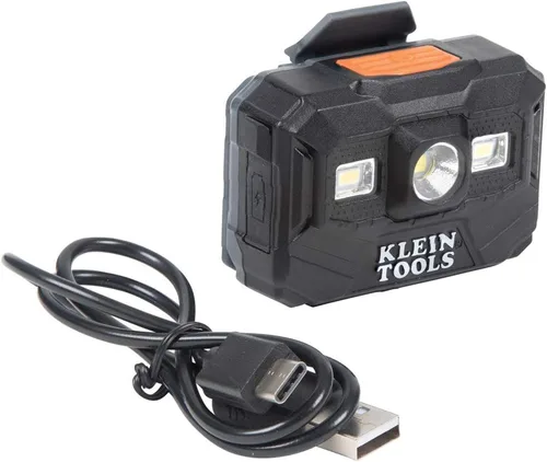 Vista 2 de Klein Tools Paquete de faros LED recargables para cascos y trabajo