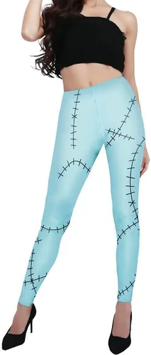 Vista 2 de Leggings de Mardi Gras para mujer, leggings elásticos con estampado gráfico divertido para el día de San Patricio