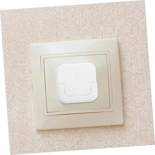 Vista 8 de DECHOUS 15pcs Childproof Electric Outlet Covers Style Material Safety Socket Plugs for Protection Easy to Install Fit Protectors