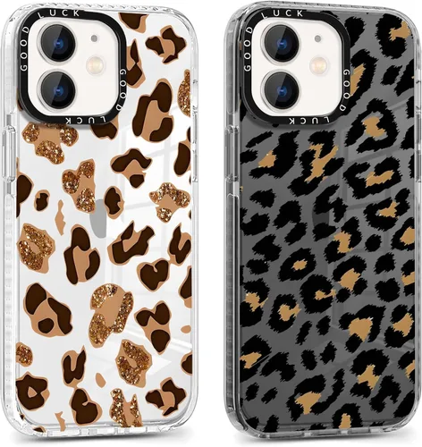 Vista 59 de Paquete de 2 Fundas con Estampado de Chiita para Apple iPhone 7/8/iPhone SE 2020/2022, de 4.7 Pulgadas, Funda Transparente Linda Coquette