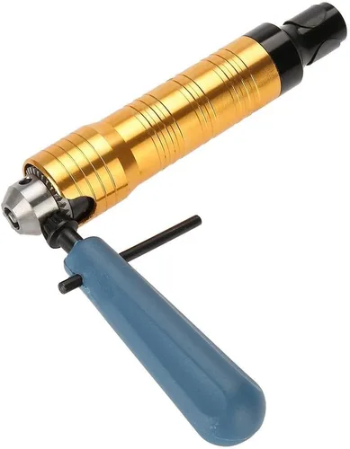 Vista 2 de Herramienta giratoria de eje flexible de 0.236 in con mango de portabrocas de 0.020-0.256 in, apto para taladro eléctrico herramienta de amoladora