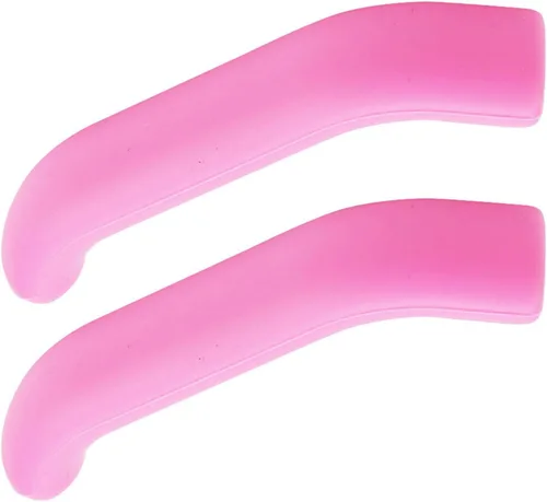 Vista 9 de Cubierta de palanca de freno de bicicleta, protector de palanca de freno de bicicleta, accesorio de agarre de bicicleta (rosa oscuro)