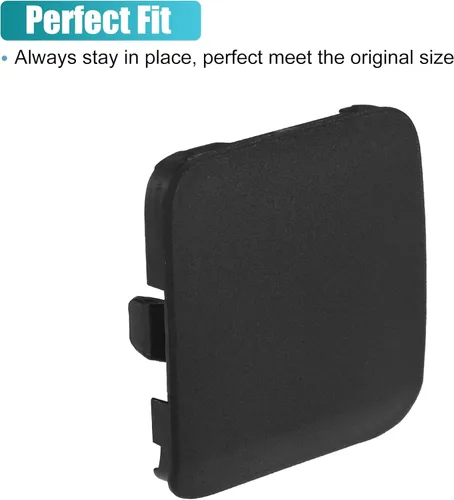 Vista 4 de uxcell Cubierta de gancho de remolque para parachoques delantero izquierdo sin pintar para Toyota CHR 2021-2022 Gancho de remolque para parachoques