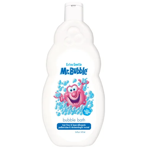 Baño de burbujas extra suave para niños de Mr. Bubble, 16 onzas