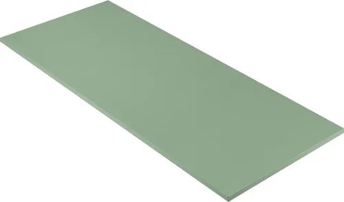 Vista 53 de Kaboon 36x20 pulgadas Mesa Negra Universal, Escritorio Sólido de Una Pieza, Encimera Reversible de Melamina, Dobles Escritorios, L-Escritorio DIY