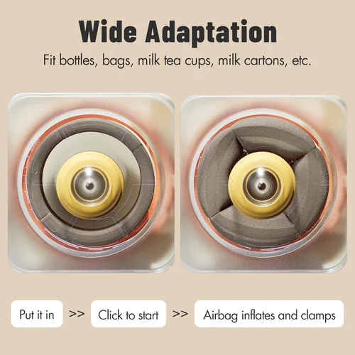 Vista 6 de Phanpy SmartSwirl - Calentador de botellas sin agua, patentado con bolsa de aire para protección de nutrientes, mezcla inteligente de doble