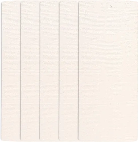 Vista 5 de DALIX Chaparral - Láminas verticales para persianas de repuesto, color gris, 46.5 pulgadas, paquete de 5