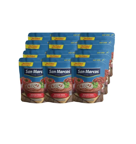 Vista 4 de San Marcos Frijoles pintos refritos, 15.01 oz (paquete de 12)