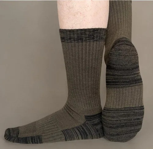 Vista 9 de APTYID Calcetines de trabajo acolchados que absorben la humedad para hombre (4-6 pares)