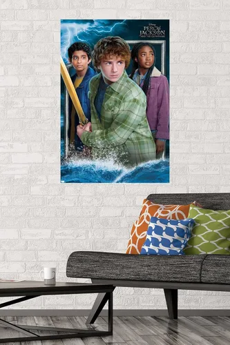 Vista 2 de Disney Percy Jackson and The Olympians - Póster de pared, 34 pulgadas de largo x 22.4 pulgadas de ancho, versión premium sin marco
