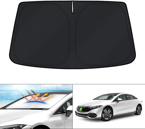 Vista 146 de KUST Parasol para parabrisas para BMW X1 F48 2016, 2017, 2018, 2019, 2020, 2021, 2022, accesorios de ajuste personalizado, parasol plegable