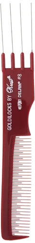 Vista 2 de Krest Goldilocks Lift - Peine con punta de metal resistente al calor, 7.75 pulgadas.