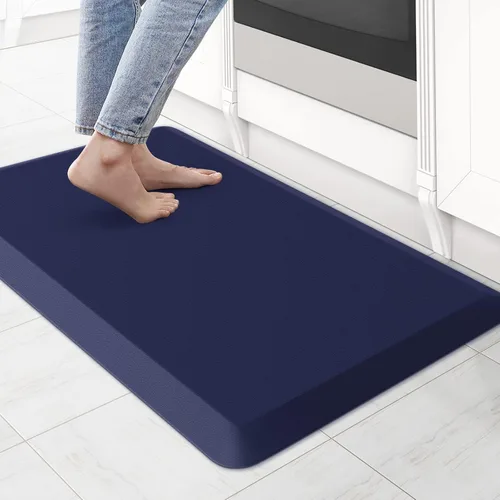 Vista 12 de KitchenClouds Alfombra de Cocina Acolchada Anti Fatiga 17.3"x28" Impermeable, Antideslizante, Alfombras de Pie y Comodidad para Escritorio/Piso