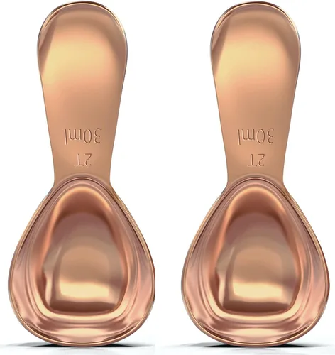 Vista 9 de BALCI - Juego de cuchara medidora de acero inoxidable para café (1 y 2 cucharadas, 15ml y 30ml) Cucharas medidoras exactas para café, té, azúcar