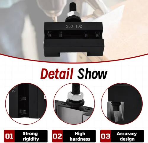 Vista 4 de findmall 5 piezas AXA 250-102 Portaherramientas AXA 102 Soporte de cambio rápido para poste de herramienta de cambio rápido apto para columpio de 12