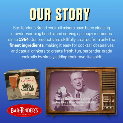 Vista 7 de Bar-Tenders - Mezcla instantánea de cóctel agrio de whisky, peso neto, 4.7 onzas (8 bolsas)
