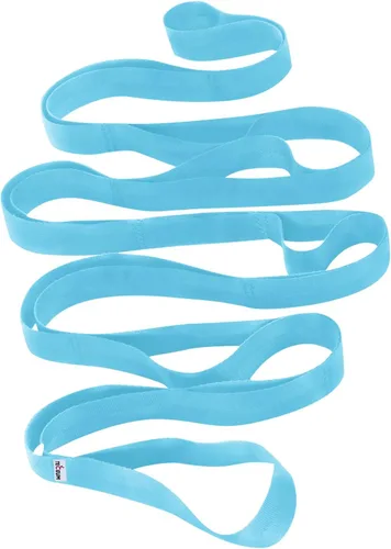 Vista 9 de TECEUM Stretching Strap for Yoga & Physical Therapy – 10 Loops – Non-elastic Leg Stretch Straps for Stretching, Exercising, Pilates, Post-injury