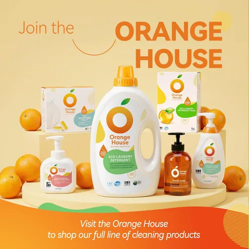 Vista 9 de Orange House Jabón líquido natural para manos con aceite de naranja de grado alimenticio, libre de crueldad, suave e hidratante, 12 onzas líquidas
