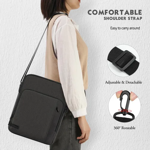 Vista 7 de MoKo Funda de transporte con bolsillos para tablet de 10-13 pulgadas, compatible con el nuevo iPad Pro M5 de 13 pulgadas & Air M3, Pro de 12.9/11