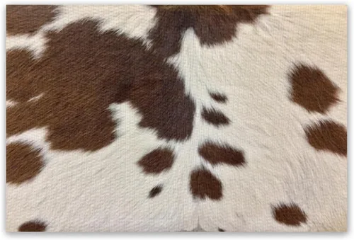 Vista 13 de Manteles individuales con estampado de vaca, manteles individuales con estampado de animales de granja en blanco y negro, con patrón de las tierras