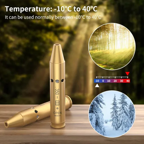 Vista 6 de Tipfun . 350 LGND (9 × 1.693 in) Bore Sight Laser Sight Red Dot Boresighter