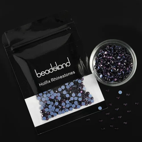 Vista 42 de Beadsland Hotfix - 1440 diamantes de imitación de cristal con parte trasera plana para manualidades, ropa, decoraciones de bricolaje, cristal AB