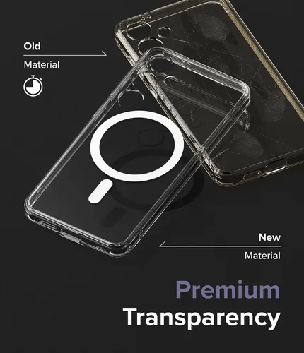 Vista 6 de Ringke Fusion [Compatible con MagSafe] Funda diseñada para Samsung Galaxy S24 5G, recortes precisos para lentes de cámara, transparente, resistente