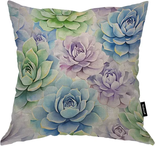 Vista 47 de Fundas de almohada de pintura artística, líneas abstractas amarillas y grises, fundas de almohada suaves, funda de cojín para sala de estar, cama
