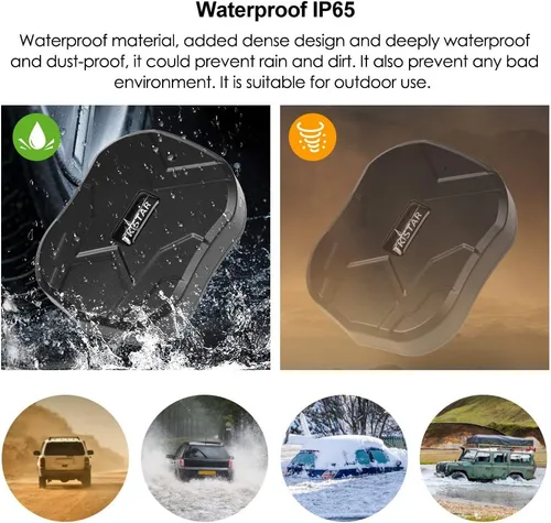 Vista 6 de onPoint GPS Tracking - Free SIM Card - Magnetic GPS Tracker for Vehicle Tracking - Strong Magnetic Attachment - 45 Days Free Tracking - Free