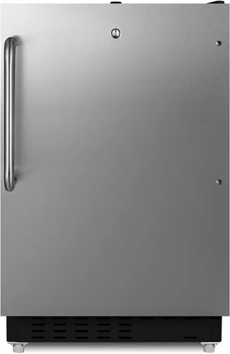 Vista 9 de Summit Appliance ALRF49BCSS Refrigerador-congelador integrado de 20 pulgadas de ancho, compatible con ADA, estantes ajustables, capacidad de 2.68