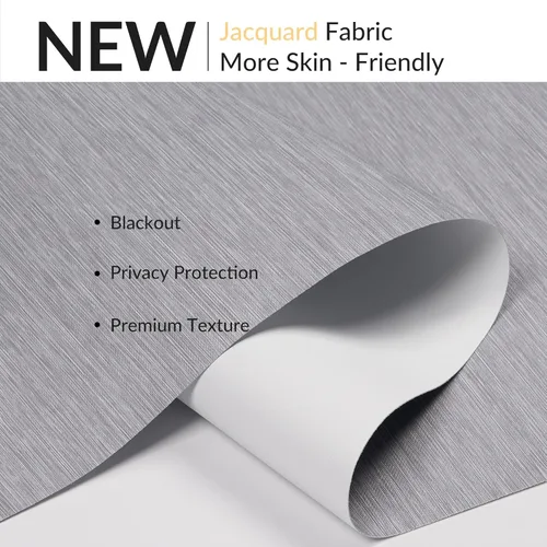 Vista 3 de Boolegon Persianas enrollables opacas para ventanas, inalámbricas, de tela con aislamiento térmico, protección UV, para el hogar, oficina