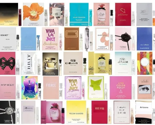 Set de 8 frascos de muestra de perfume de diseñador para mujer, 8 frascos de muestra, muestras de fragancias de alta gama para mujeres, juego de 8