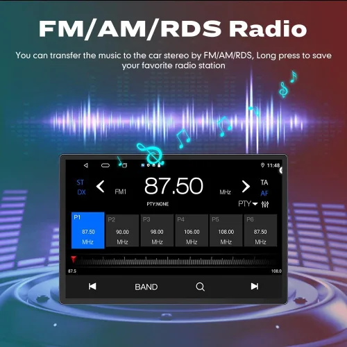 Vista 32 de CarPlay Android Auto Autoradio Navegación de Coche Estéreo GPS Radio 9 "IPS Pantalla Táctil Headunit Tablet para Hyundai Sonata 2010-2014 si