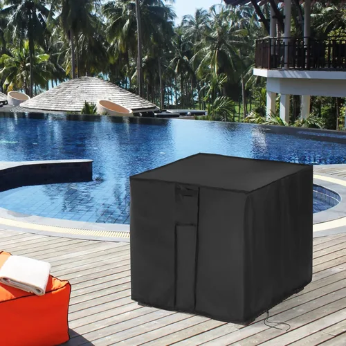 Vista 7 de Kingling Funda de mesa enfriadora para exteriores para mesas enfriadoras Keter, impermeable, para almacenamiento de patio, fundas para mesa