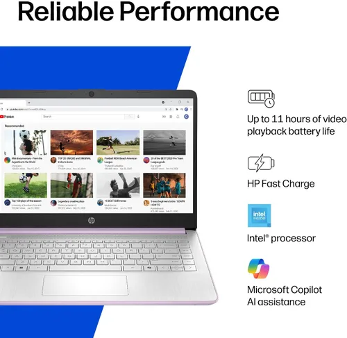Vista 6 de HP Laptop 2026 de 14", procesador Intel, Copilot AI, Office 365