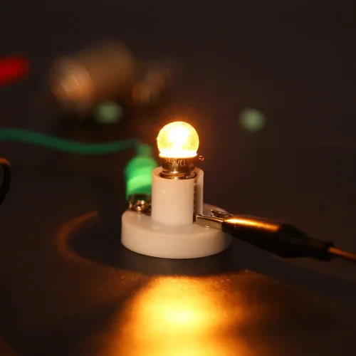 Vista 7 de Sntieecr Kit de motor de circuito eléctrico, experimento científico, kit educativo de aprendizaje Montessori para niños, proyecto de ingeniería