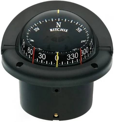 Brújula, montaje empotrado, 3.75 combinado, negro