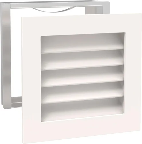 Worth Home Products - Rejilla de retorno de CA de lujo de 12 pulgadas de ancho x 12 pulgadas de alto x 3 pulgadas de profundidad solo para paredes -