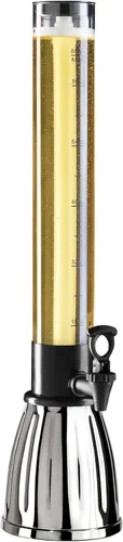 OGGI Beer Tower - Dispensador de bebidas de 88 onzas con espita y tubo de hielo, torre Margarita, torre Mimosa, dispensadores de bebidas perfectos
