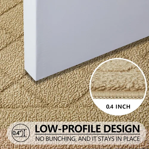 Vista 3 de REFETONE Tapete para puerta interior, tapete para puerta delantera y trasera, antideslizante, absorbente, resistente a la suciedad, tapetes