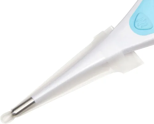 Vista 8 de Juvale Fundas para termómetros, 100 unidades, color blanco, desechables para termómetros digitales y uso oral, rectal, axilas