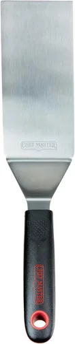 Vista 5 de Chef Master 90283 - Espátula giratoria para hamburguesas de alto calor, hoja de 4.92 x 2.76 pulgadas, mango resistente al calor, agarre