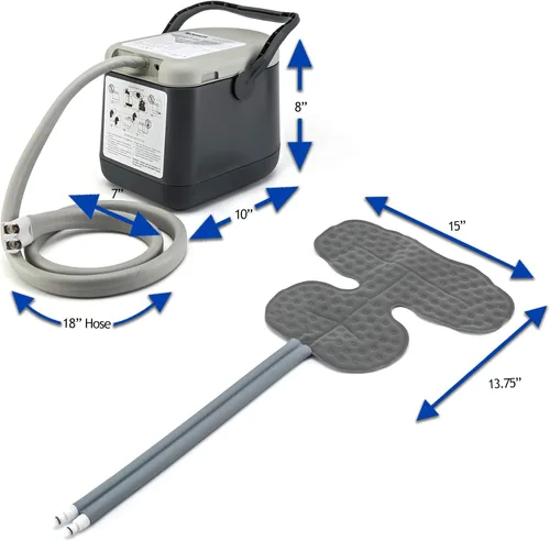 Vista 8 de Cold Rush - Máquina de hielo de terapia compacta – Sistema de crioterapia para alivio del dolor y compresión fría – Poscirugía y recuperación