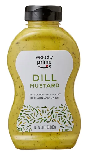 Amazon Brand - Wickedly Prime - Mostaza, eneldo, 11.75 onzas