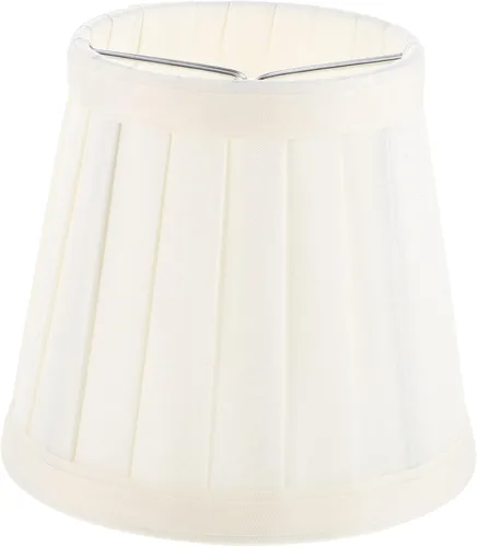 Vista 11 de Cubierta de repuesto para pantalla de lámpara, elegante tela plisada negra para candelabros, lámparas de pared, fácil instalación, se adapta a