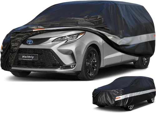 Vista 22 de Funda de automóvil de 10 capas para Minivan, ajuste personalizado para Honda Odyssey (1999-2024), impermeable, para todo tipo de clima, protección