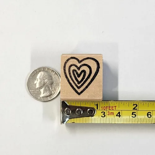 Vista 6 de Valentine's Hearts Rubber Stamps